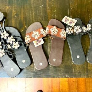 Lot of 12 Beach sandals